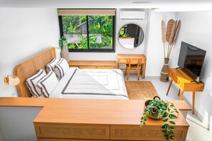 1 間臥室、埃及棉床單、高級寢具、客房內保險箱