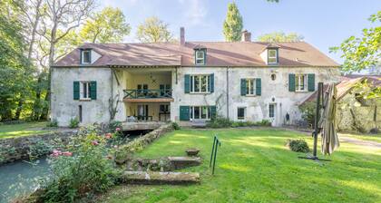 Old mill with river - a haven of peace in the heart of nature