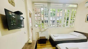Basic Room | Iron/ironing board (on request), WiFi (free), bed sheets - Bonvoyage Rustaveli Ave (Tbilisi)