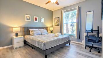 2 bedrooms, desk, iron/ironing board, free WiFi