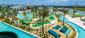 Una piscina riscaldata