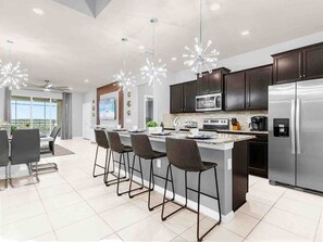 Fridge, microwave, oven, dishwasher - Brand New 7BR/Pool/Spa/ Disney Fireworks View (Davenport)