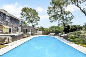 屋外プール、温水プール