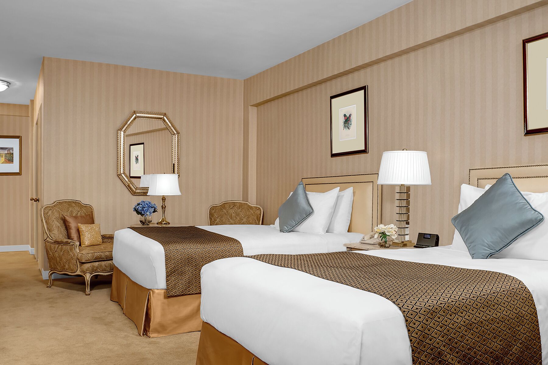 Two Queen Room at Park Lane New York, Pets Are Welcome!