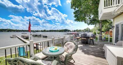 Waterfront ‘Clarklake Escape’ - Deck, Dock & Views