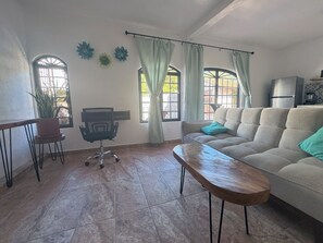 Traditional Condo, 1 Bedroom, Non Smoking, Private Bathroom | Living area | 55-inch Smart TV with digital channels, streaming services - Spanish Moon (Puerto Vallarta)