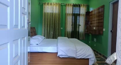 Delightful 4-bedroom house in Ramgarh with Orchard, green forest & Himalyan view
