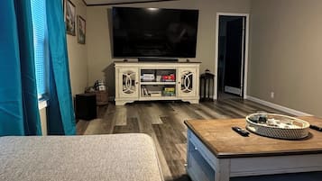 4 bedrooms, in-room safe, iron/ironing board, travel cot