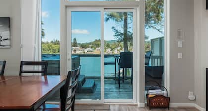 Lakefront Townhome with Dock on Devils Lake