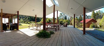 Idyllic country escape in nature