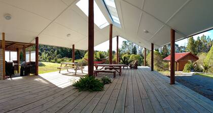 Idyllic country escape in nature