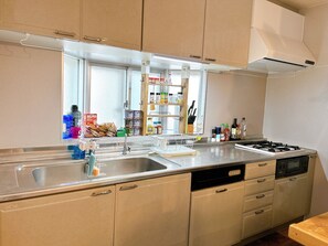 Villa, 3 Bedrooms, Non Smoking, Private Bathroom | Private kitchen | Full-size fridge, microwave, stovetop, electric kettle - Condominium Palace Resort Chatan III (Chatan)