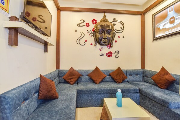 Sitteområde i lobbyen