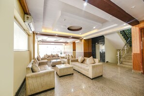 Sitteområde i lobbyen