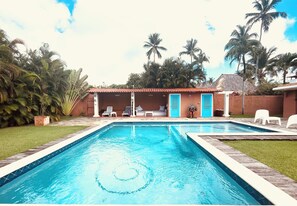 Pool - Villa Jeff & Jyps, 2 Chambres, Piscine, 2 min de la Plage (Las Galeras)