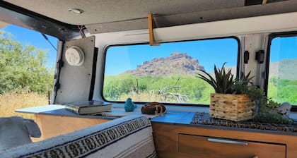 Camp in a sun-powered, classic VW