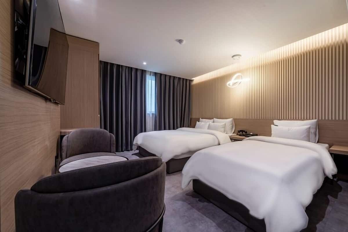 Twin kamer | 1 slaapkamer, individueel gedecoreerd, individueel gemeubileerd