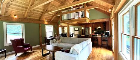 TV connectée, cheminée