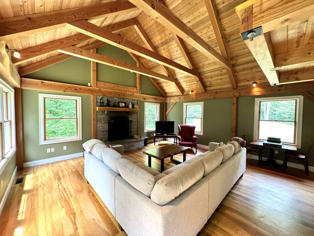 TV connectée, cheminée