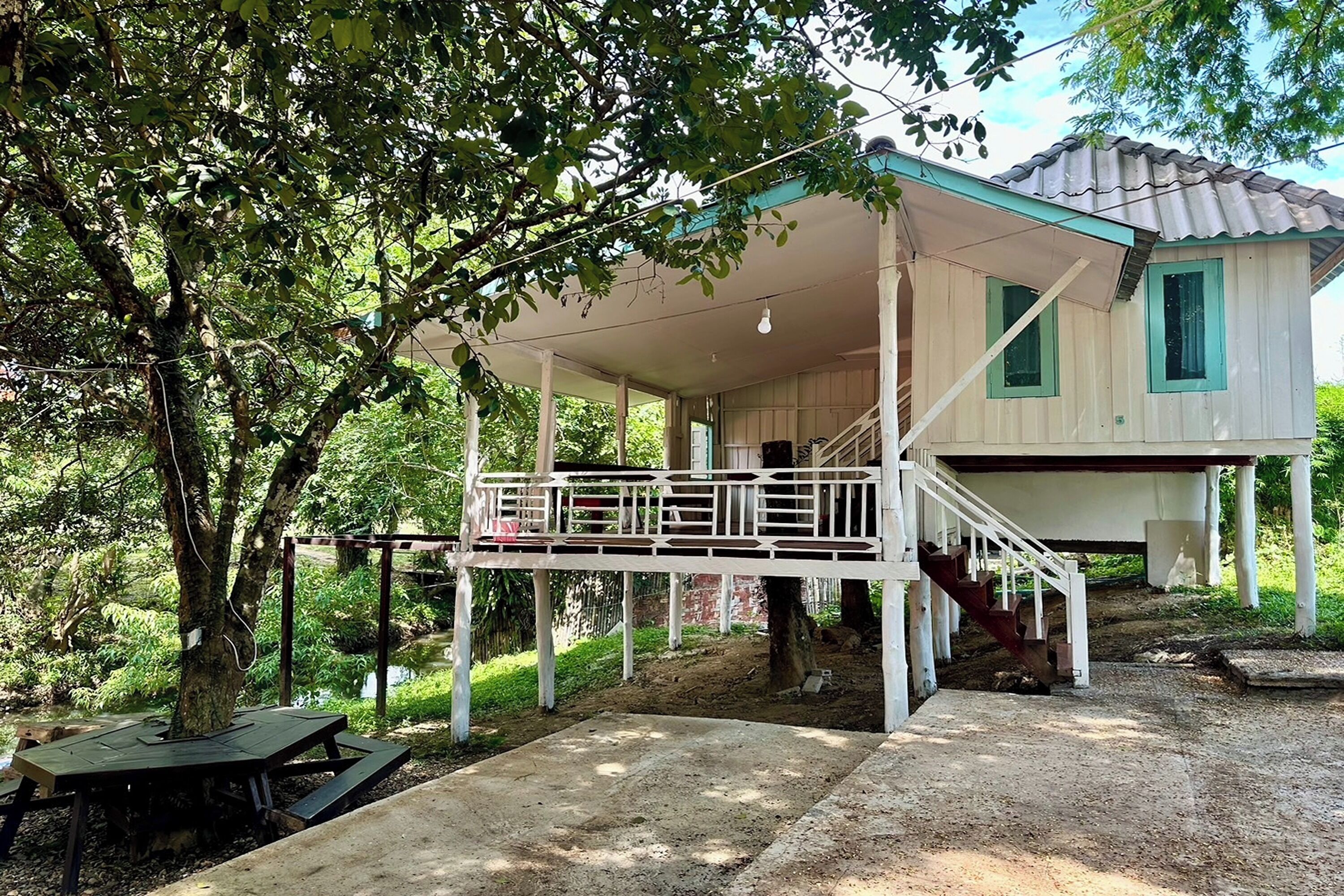 ด้านหน้าที่พัก