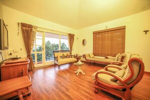 Villa, 2 Bedrooms | Living area | 40-inch LED TV with digital channels - Samrakshitha - The Villa (Kotagiri)