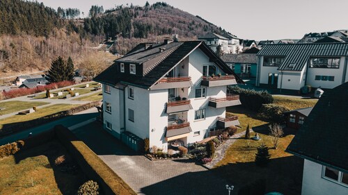 "Haus zur Laterne" avec vue sur la montagne, jardin partagé et Wi-Fi