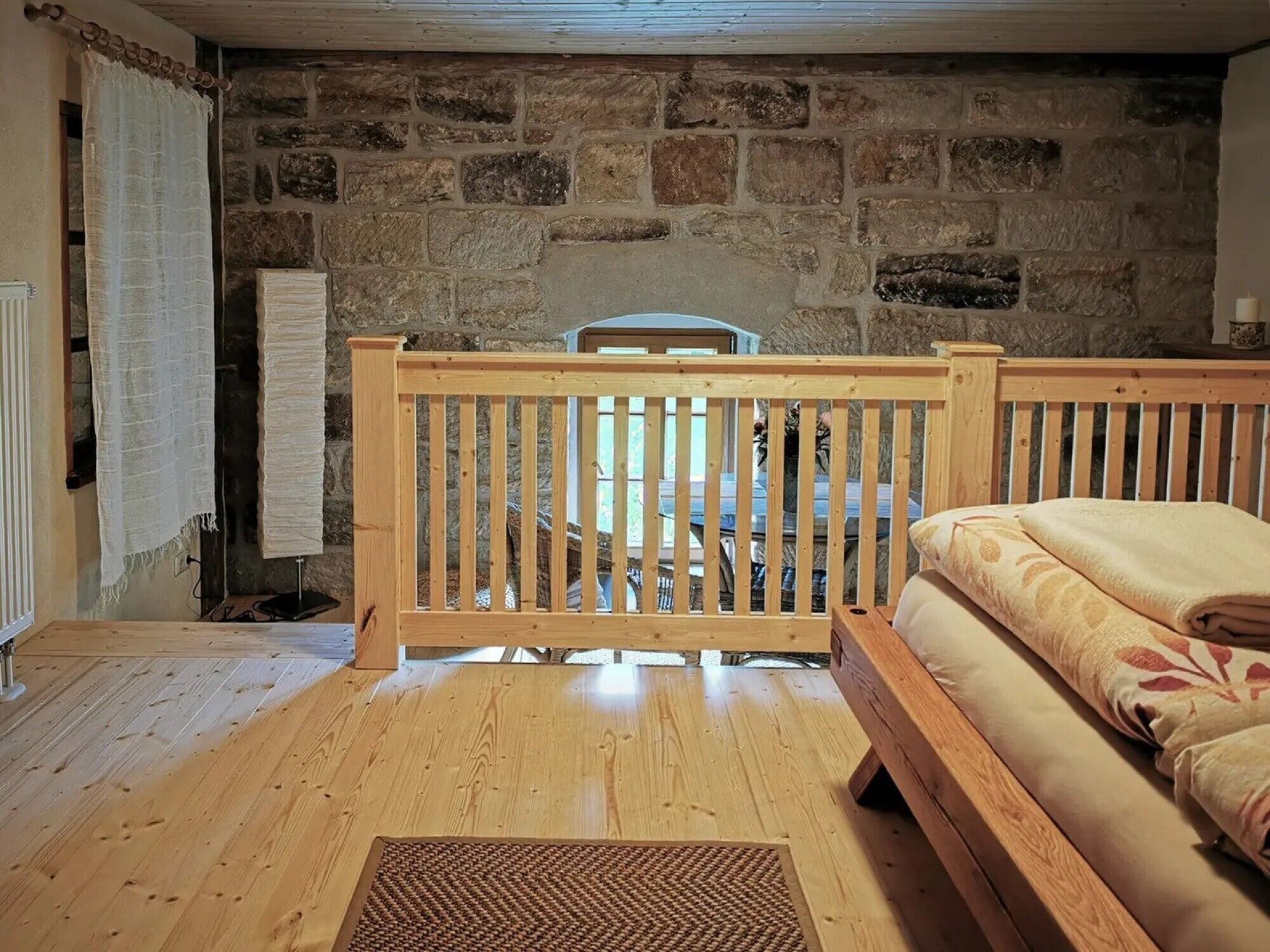 1 habitación y ropa de cama 