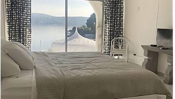 Chambre Triple Familiale, balcon, vue lac