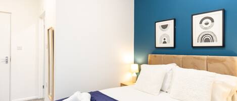 1 makuuhuone, silitysrauta/-lauta, ilmainen Wi-Fi, vuodevaatteet