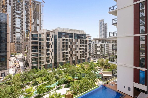 Premium Apartment, Courtyard View | Balcony view - Wilton Park Res - Nad Al Sheba (Dubai)