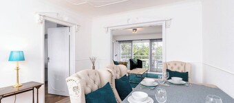 Chic 3BR Home with Balcony & Free Parking