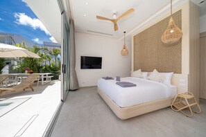 Exclusive Villa, 4 Bedrooms, Pool View | 4 bedrooms, individually decorated, individually furnished, free WiFi - Modern Open Design 4BR Pool Villa Mina (Rawai)