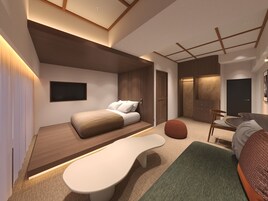 Quarto luxo | 1 quarto, cortinas blackout, ferros/tábuas de passar roupa