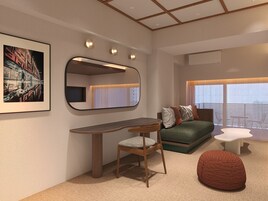 Quarto luxo | 1 quarto, cortinas blackout, ferros/tábuas de passar roupa