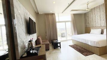 Egyptian cotton sheets, premium bedding, memory foam beds, in-room safe