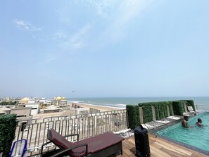 Vue sur la plage/l’océan