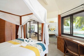 3 bedrooms, WiFi, bed sheets - Villa Q]Private Pool/3 Bedrooms Villa/Walk to beach (Chang Wat Surat Thani)