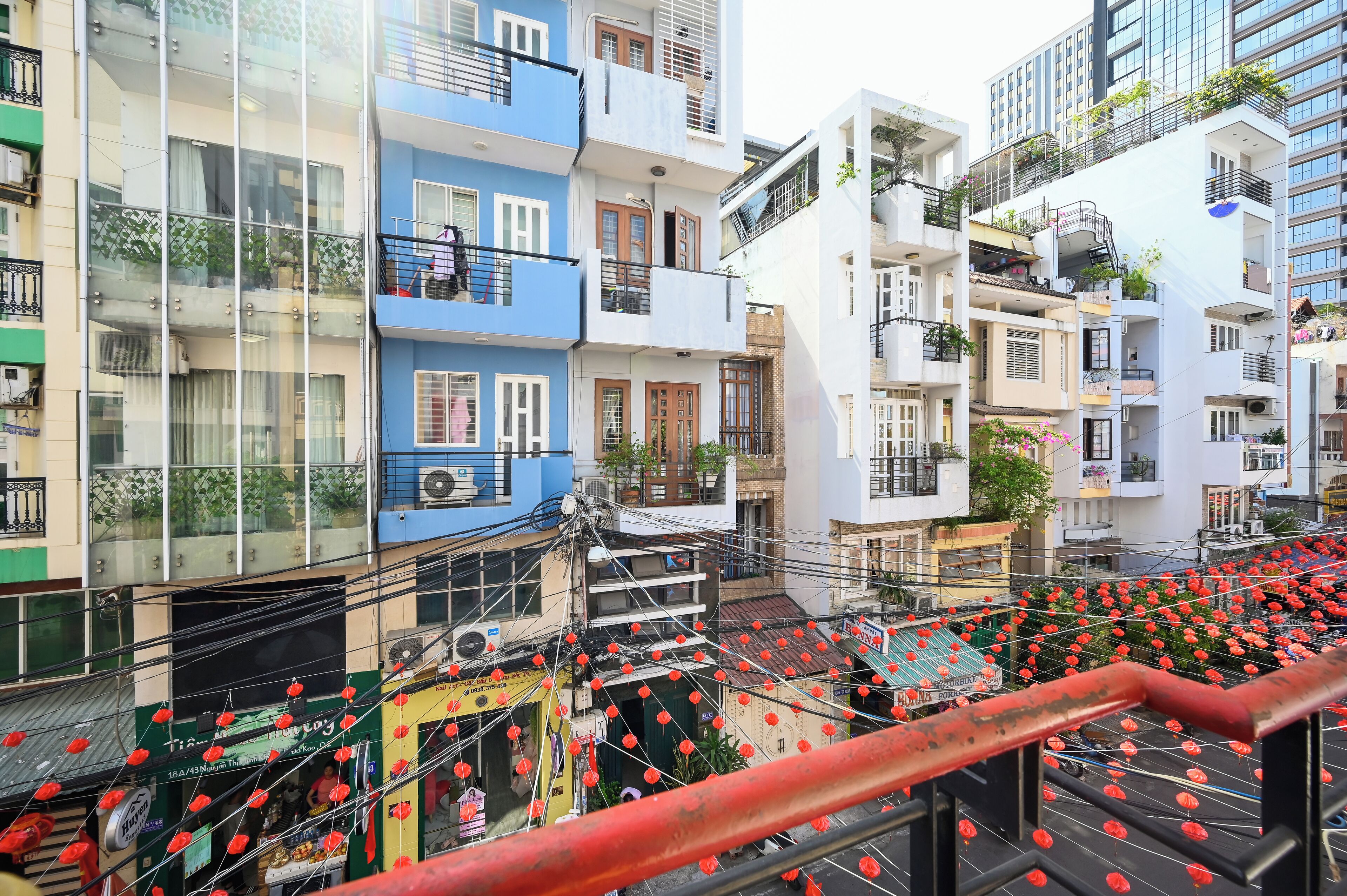 Luksusleilighet, byutsikt | Balkong