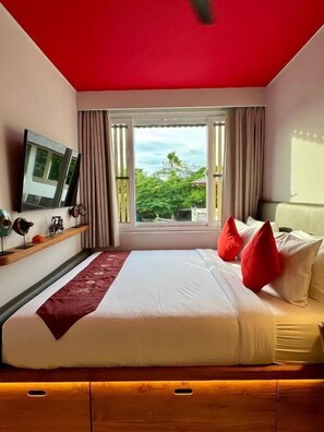 Classic Room, 1 Queen Bed, Private Bathroom | View from room - SOKKOOL CANGGU - COWORKING & COLIVING (Canggu)
