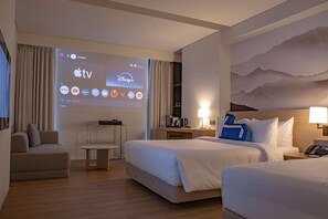Down duvets, pillow-top beds, minibar, in-room safe