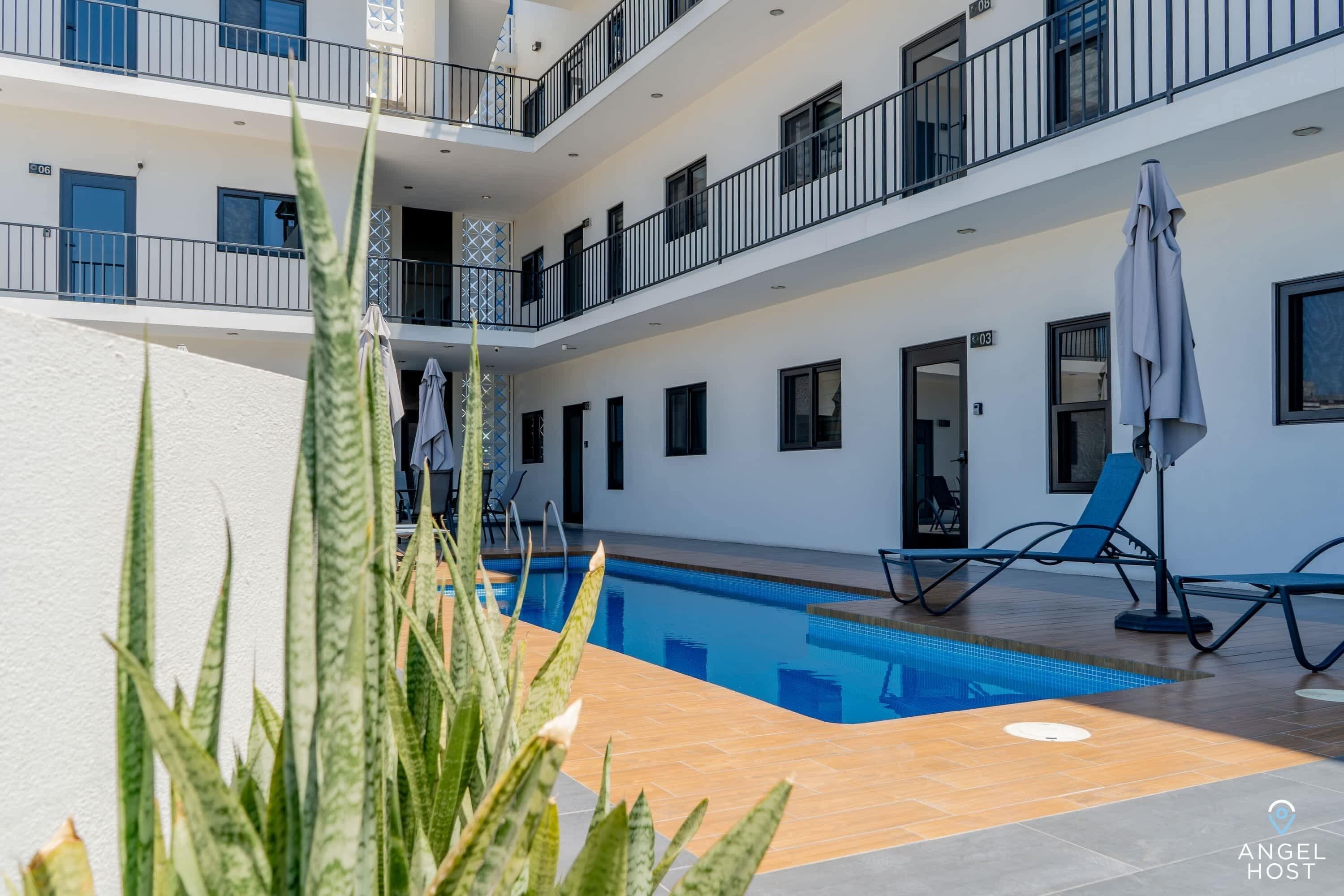 Alberca al aire libre 