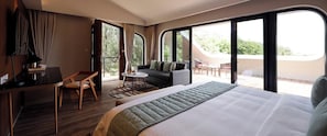 Minibar, in-room safe, desk, laptop workspace - Fortune Beach Resort ECR, Chennai -  Member ITC Hotels' Group (Chennai)