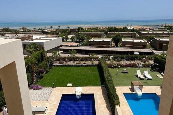 Pool - Aesthetic 3Bdr Villa: Your stunning Viewpoint! (Red Sea Governorate)