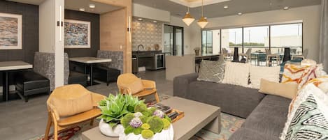 Sala de estar en el lobby