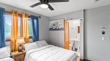 1 bedroom, desk, WiFi, bed sheets