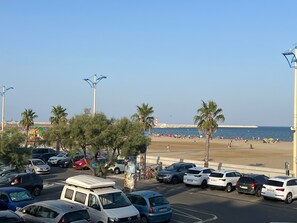 On the beach