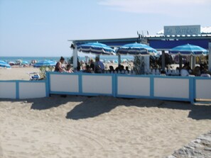 En la playa 