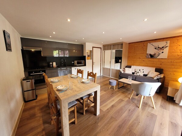 Interior - Quiet family studio in the old village - 4 pers. (Les Gets)