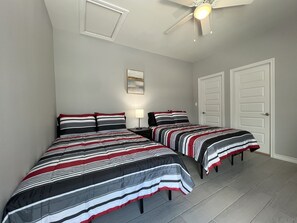 2 bedrooms, desk, iron/ironing board, free WiFi