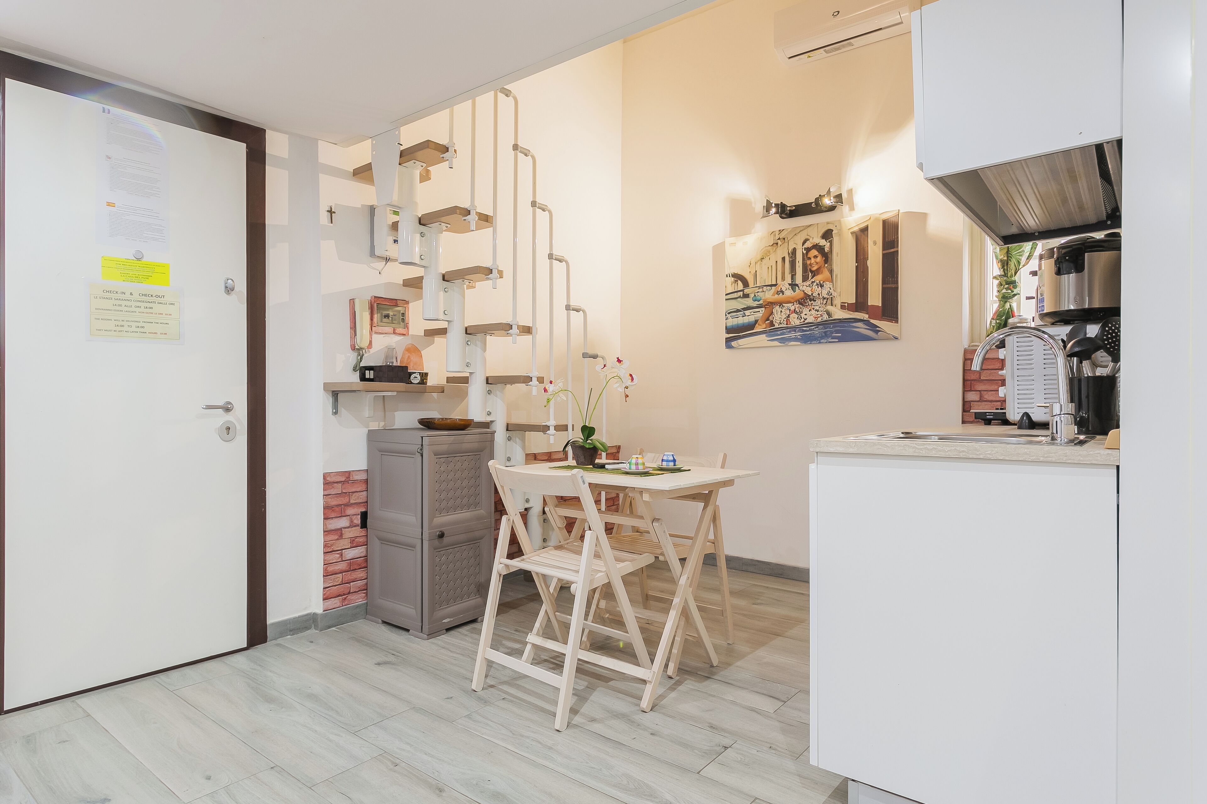 Apartment | Private kitchen | Electric kettle, dining tables